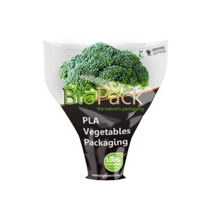 Bolsas De Brócoli Compostables PLA Transparentes Biodegradables Con Forma Personalizada Imprimibles