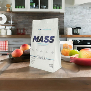 Bolsa de proteína en polvo resellable de fondo plano personalizada para polvo seco