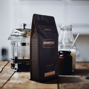Bolsas De Café Negras Mate Sostenibles Con Fondo Cuadrado Laminado Y Válvula