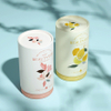 Tubos De Papel Artesanales Compostables Con Embalaje De Cilindro Impreso Personalizado Para Té