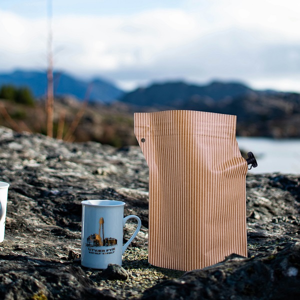 El Cervecero Ligero A Granel De Encargo Del Café De La Reutilización Se Levanta Los Bolsos Ziplock Del Brebaje Del Café