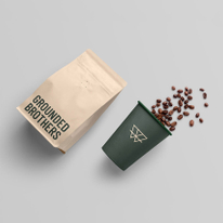 Bolsas De Café De Fondo Plano Con Válvula Y Empaque Ecológico Con Impresión Personalizada