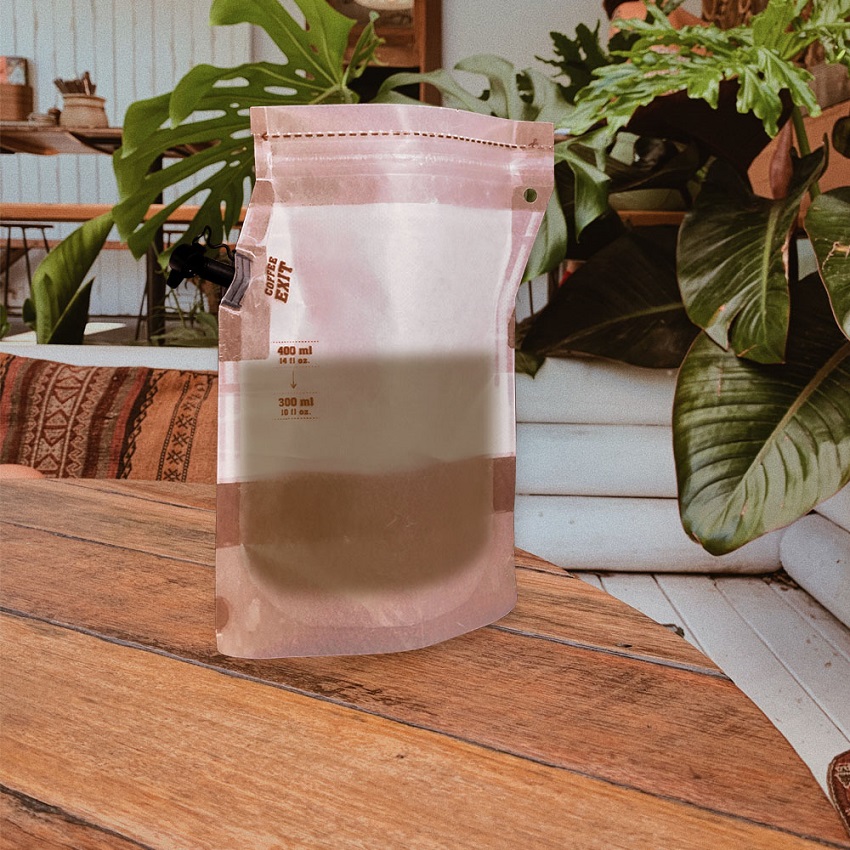 Venta Caliente, Tipo Embalaje De Bolsa De Café Compostable De Diseño Personalizado