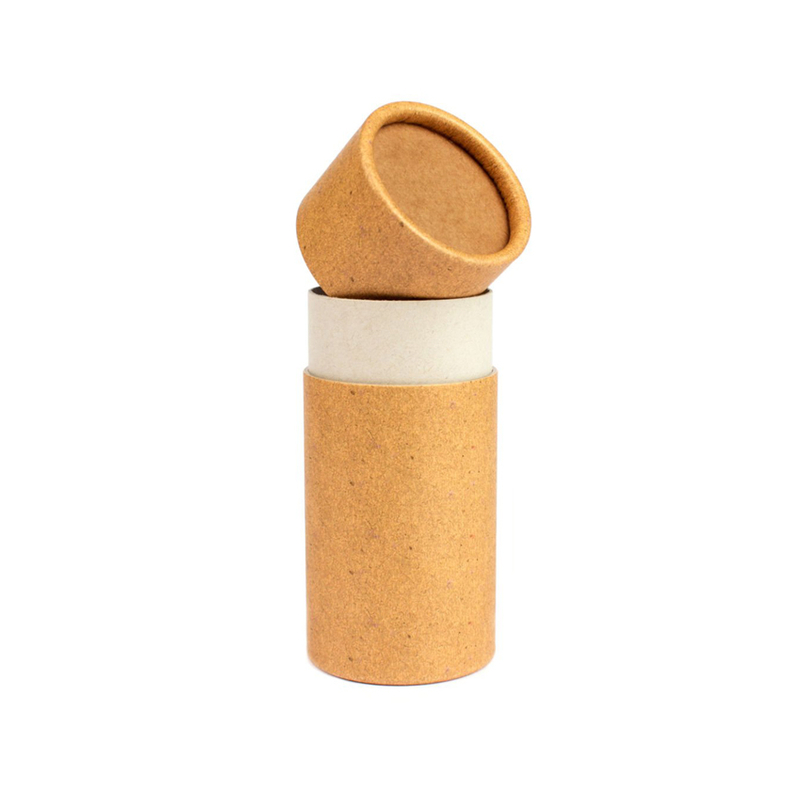 Tubo Biodegradable Hermético Al Por Mayor Del Protector Labial Del Papel De Eco Kraft Del OEM