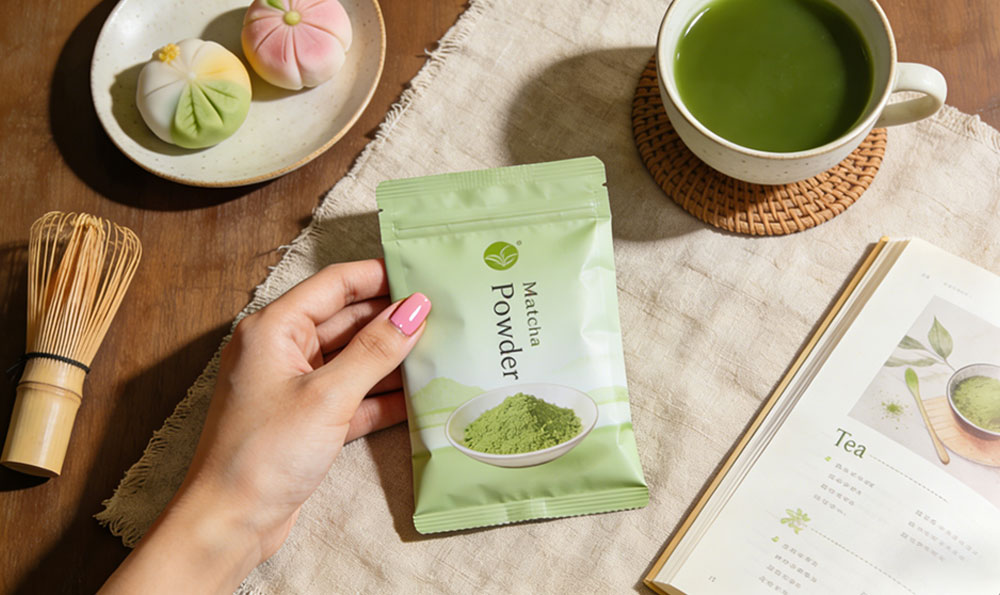envases para t&eacute; matcha