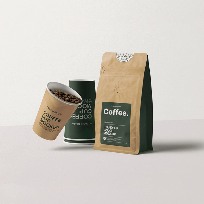 Empaquetado De Café En Bolsa Personalizado Al Por Mayor De Marca Innovadora Con Válvula