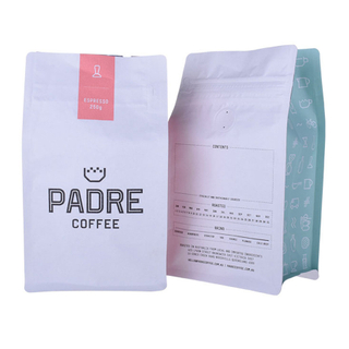 Embalaje De Grado Alimenticio Personalizado De Fondo Plano De Café Reutilizable Embalaje De Polvo De Proteína Cuadrado Autosellante