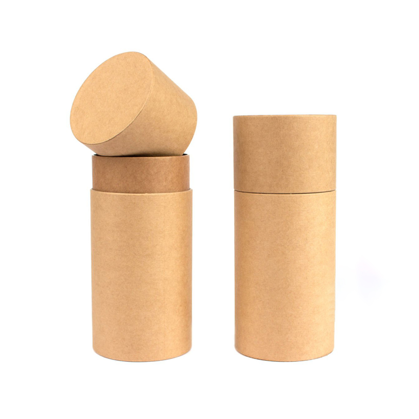 Tubo Biodegradable Hermético Al Por Mayor Del Protector Labial Del Papel De Eco Kraft Del OEM