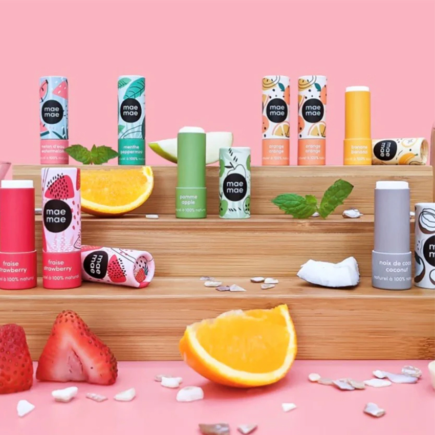 Tubo Biodegradable Hermético Al Por Mayor Del Protector Labial Del Papel De Eco Kraft Del OEM