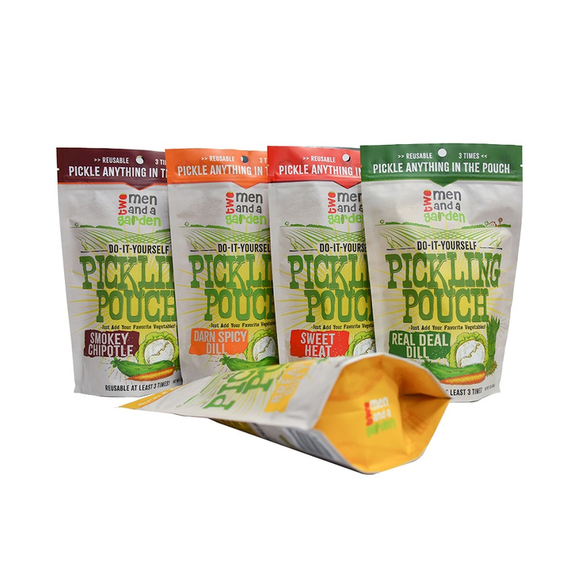 Bolsas De Alimentos Ecológicas Con Cierre De Cremallera Personalizadas A Base De Plantas Al Por Mayor Para Productos Secos