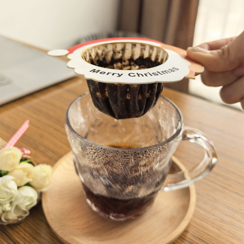 El Mejor Filtro De Té Y Café De Papel Estilo OVNI Con Gotero Portátil Para Verter Sobre Café
