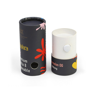 Pequeño Tubo De Papel De Cartón De Color Personalizado Ecológico Para Cartucho Vape