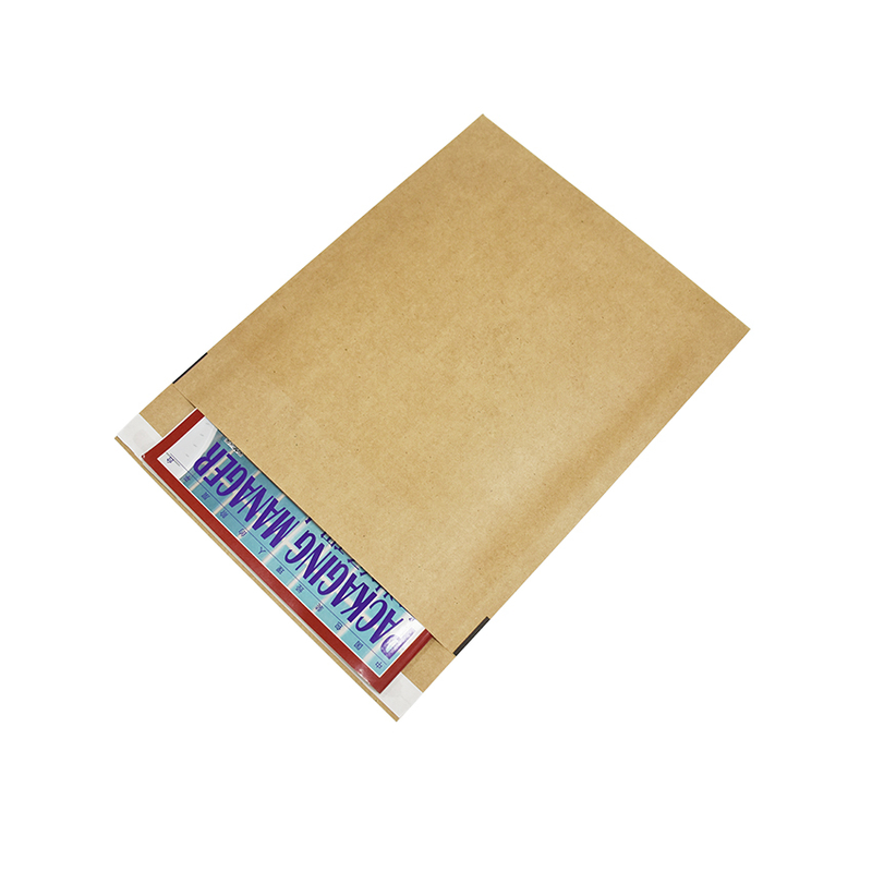 Bolsas de correo de papel kraft recicladas marrones selladas autoadhesivas personalizadas