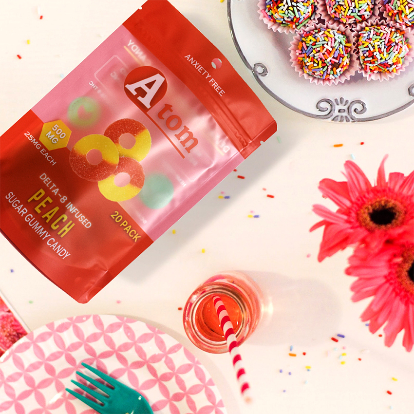 Bolsas Pequeñas Personalizadas De Caramelos Comestibles Recicladas Con Forma A Medida Y Orificio Para Colgar