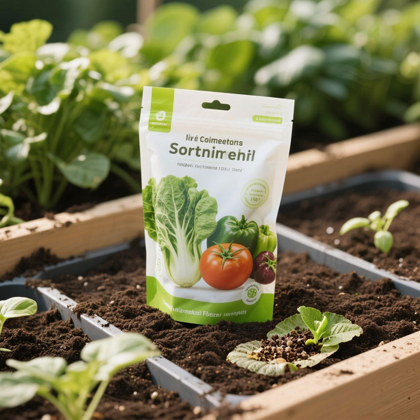 Bolsas De Papel Biodegradable Personalizadas Para Semillas De Chía