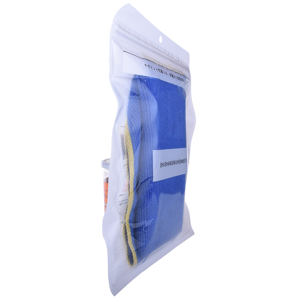 Bolso De Empaquetado De Ropa Transparente De 100%Compostable Con La Cremallera Resellable Y Impresión Personalizada