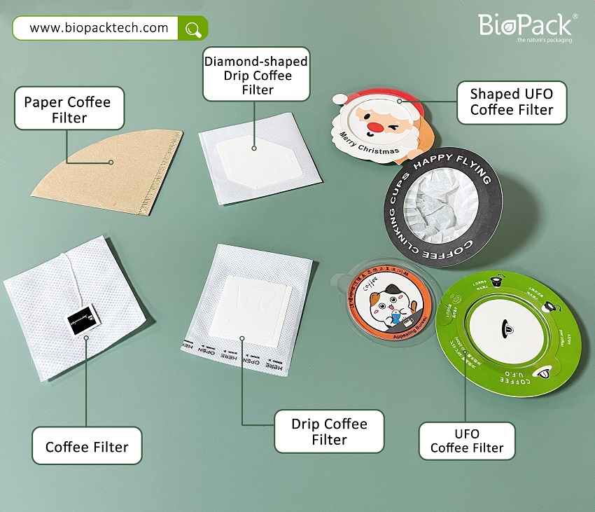 Filtro de caf&eacute; biodegradable