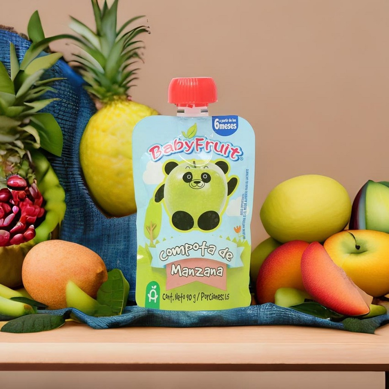 Las Mejores Bolsas De Comida Exprimibles Ecológicas Reutilizables Con Impresión Digital Para Alimentos Orgánicos Para Bebés