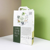 Las Mejores Bolsas Grandes Impresas De Arena Para Gatos Compostables De Fondo Plano A Prueba De Humedad
