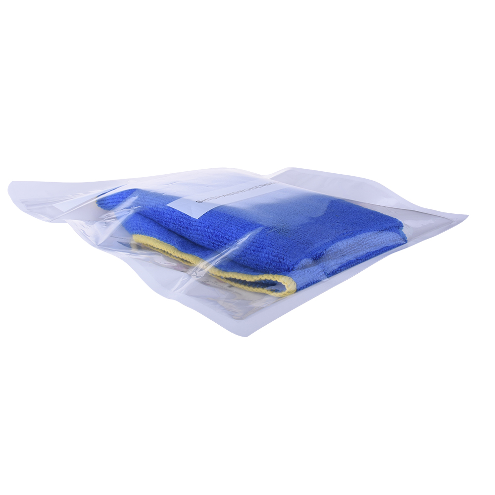 Bolso De Empaquetado De Ropa Transparente De 100%Compostable Con La Cremallera Resellable Y Impresión Personalizada