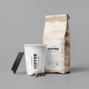Inicio Bolsas De Café De Papel De Arroz Personalizadas Blancas Compostables Para Cafeterías