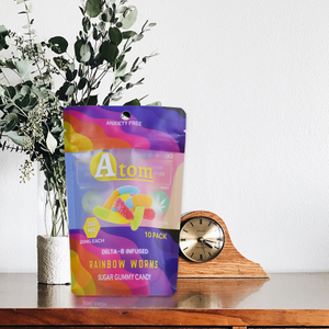 Envase Doypack Resellable De Ositos De Goma Personalizados, Seguro Para Alimentos, Para Gomitas De CBD