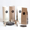 Bolsas De Café De Fondo Plano Con Válvula Y Empaque Ecológico Con Impresión Personalizada