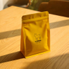 Bolsas De Café Reciclables Amarillas Con Válvula