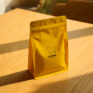 Bolsas De Café Reciclables Amarillas Con Válvula