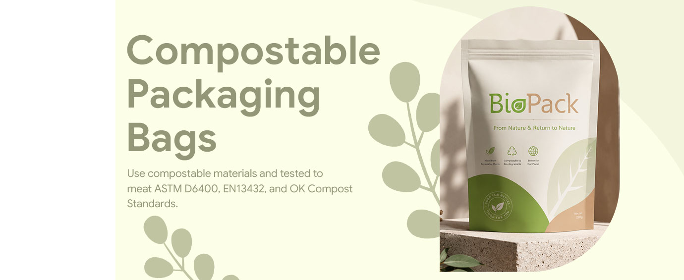 Bolsas de embalaje compostables