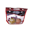 Bolsas De Frutas Compostables De Embalaje Transparente Ecológico Con Cierre Hermético Y Asa