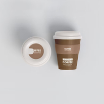 Tazas De Café Compostables De Marca Personalizada Al Por Mayor Con Tapas