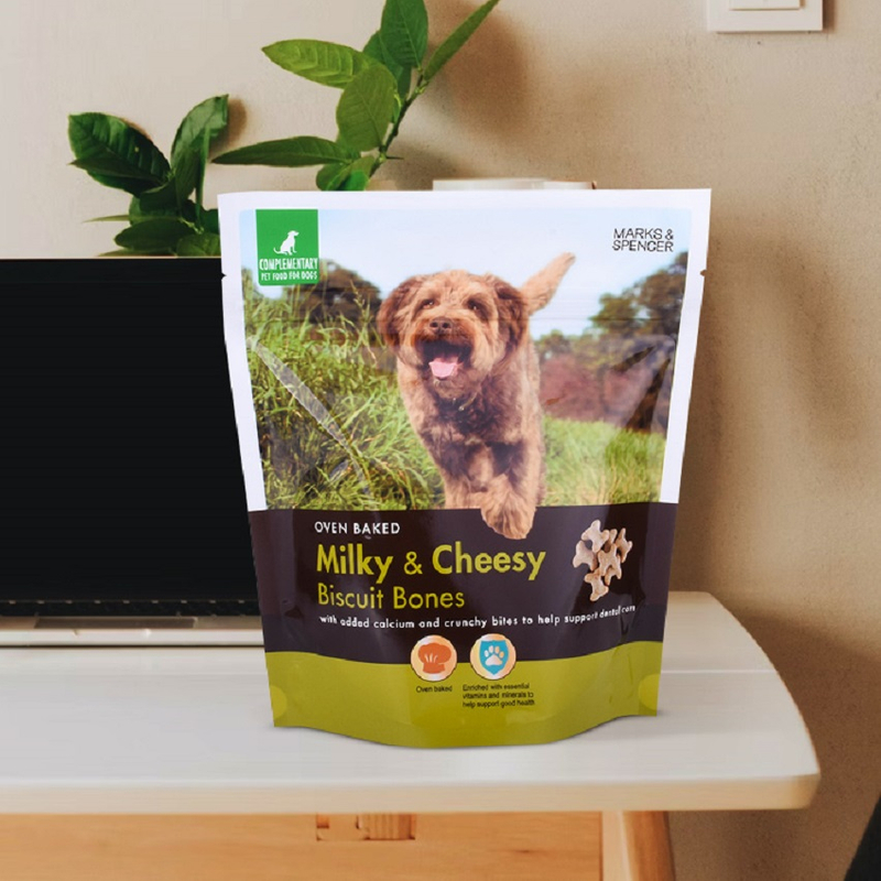 Bolsas Ziplock resellables ecológicas y personalizadas para premios para perros al por mayor