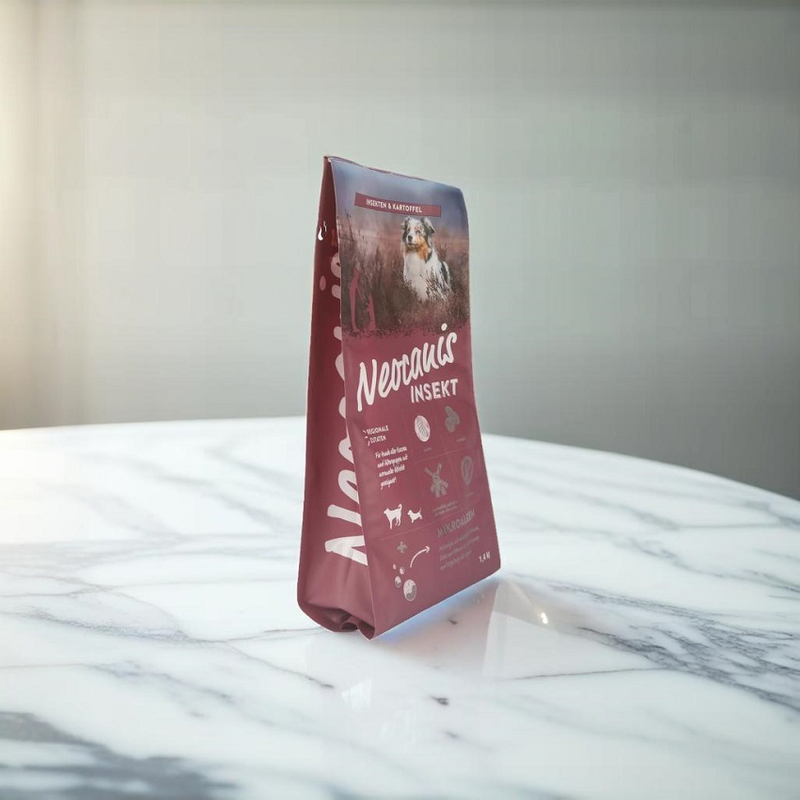 Bolsas De Papel Reciclado A Prueba De Humedad Con Impresión Personalizada Para Alimento Seco Para Perros