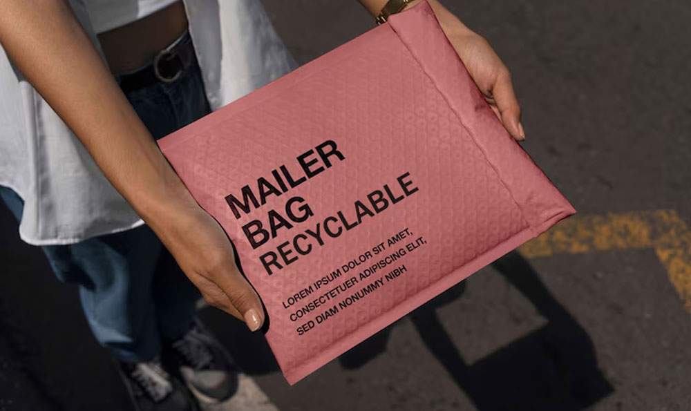 sobres de burbujas reciclables