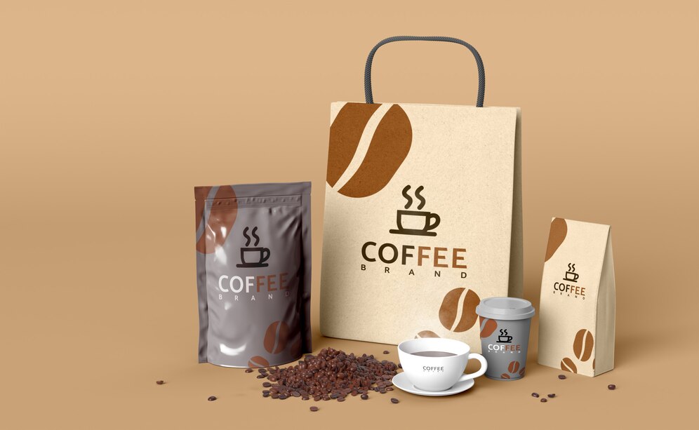 Bolsas de caf&eacute; de fondo plano con v&aacute;lvula