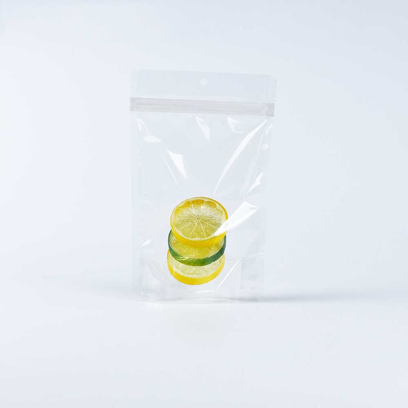 Bolsas transparentes biodegradables, compostables y ecológicas de tamaño personalizado para envasar dulces, nueces y productos secos