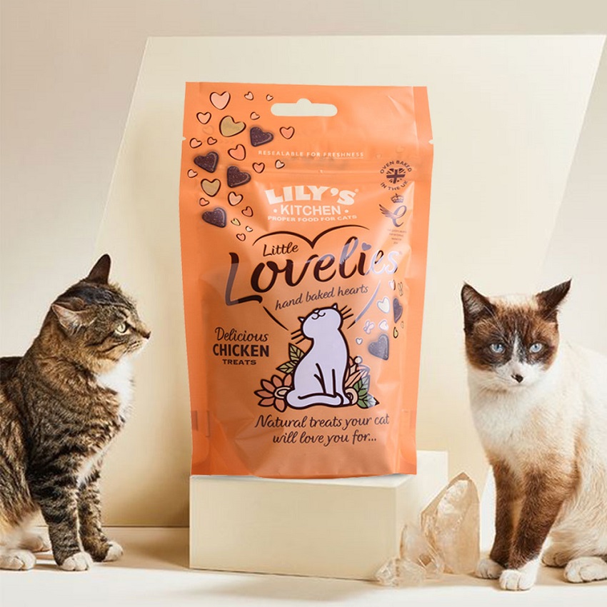 Bolsas De Pie Kraft Que Se Pueden Volver A Sellar Biodegradables Para Golosinas Y Masticables Para Perros