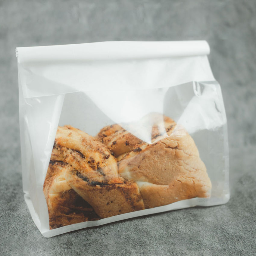 Bolsas De Plástico Con Fuelle Transparente Recicladas De Calidad Alimentaria Al Por Mayor Para Comestibles