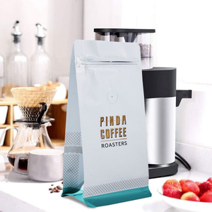 Bolsas De Café Kraft Compostables Y Resellables De 355 Ml Con Válvula Al Por Mayor