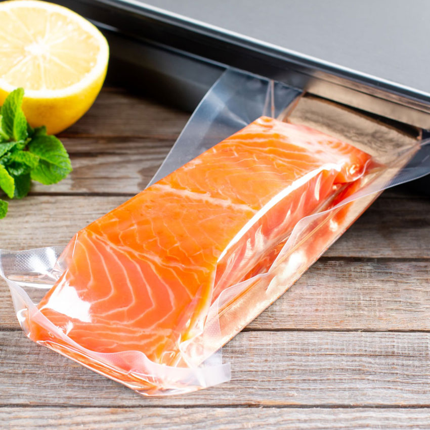 Bolsas De Sellado De Alimentos Al Vacío Con Barrera De Humedad De Grado Alimenticio Al Por Mayor Para Carne De Res