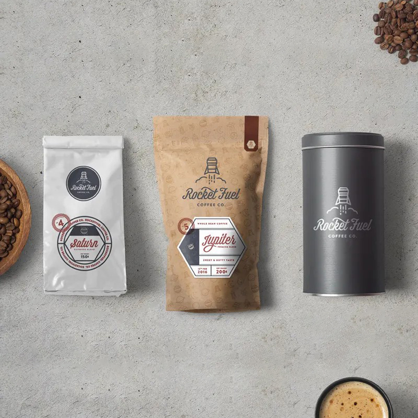 Bolsa De Matcha Stand-Up Personalizada Y Certificado Compostable