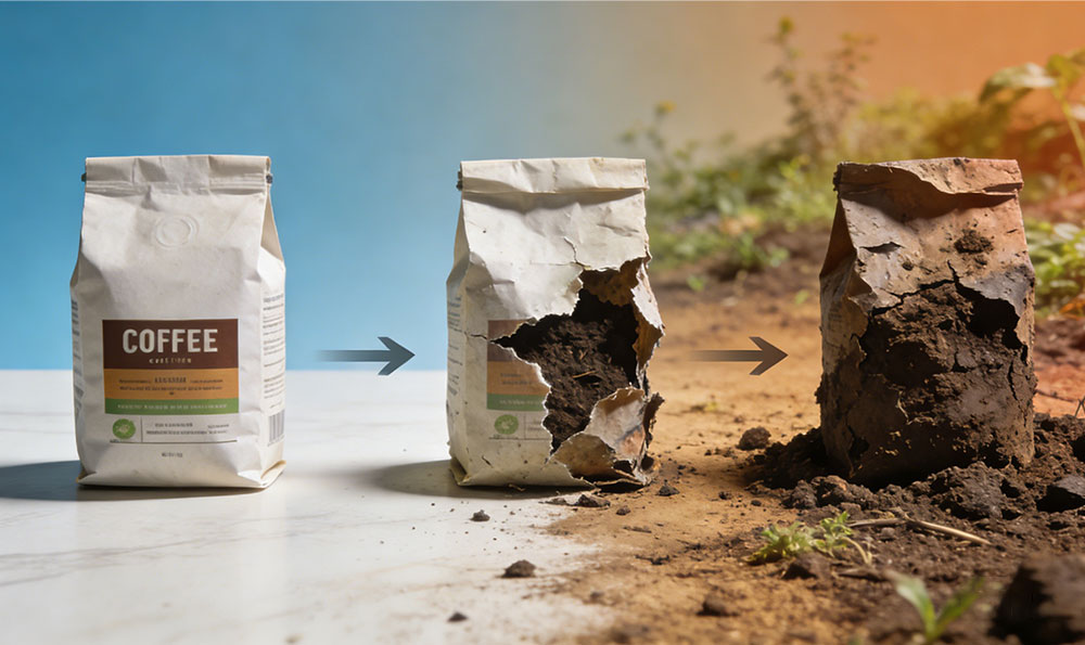 bolsas de caf&eacute; compostables