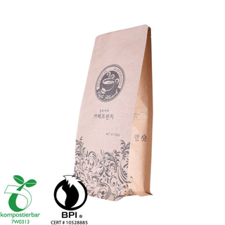 Alimentos Ziplock Block Bottom Eco Friendly Packaging al por mayor en China