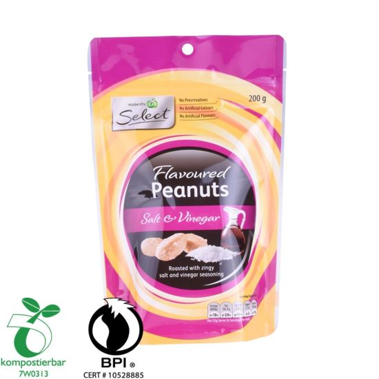 Food Ziplock Clear Window Eco Bag Print Fabricante en China