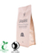 Proveedor de bolsa de café de plástico con cierre de papel Kraft con cierre hermético de China