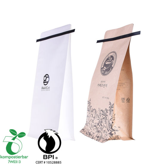 Ziplock Doypack Coffee Packaging Fábrica de papel Kraft de China