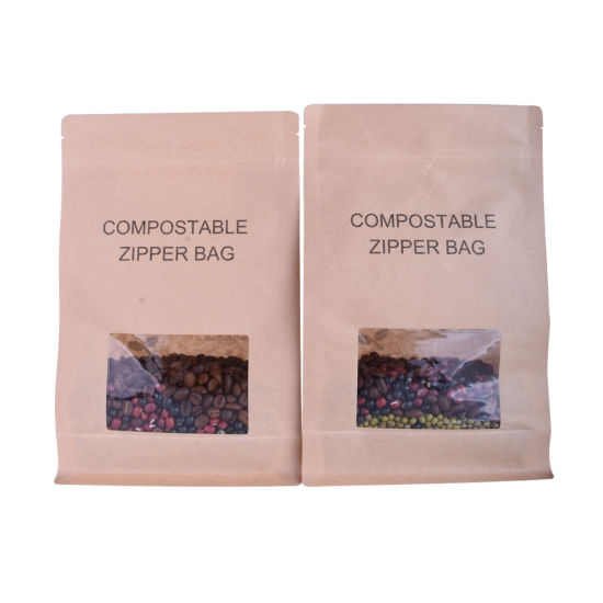 Impresión personalizada de envases de plástico biodegradable compostables reciclar bolsas de café
