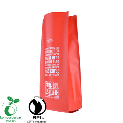 Fabricante de bolsas de alimentos compostables con escudete lateral reutilizable China