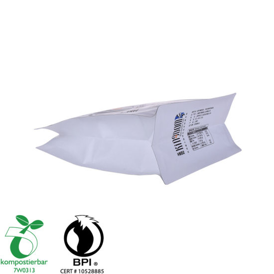 Fabricante de plástico reciclable del bolso Ziplock de la parte inferior cuadrada de China